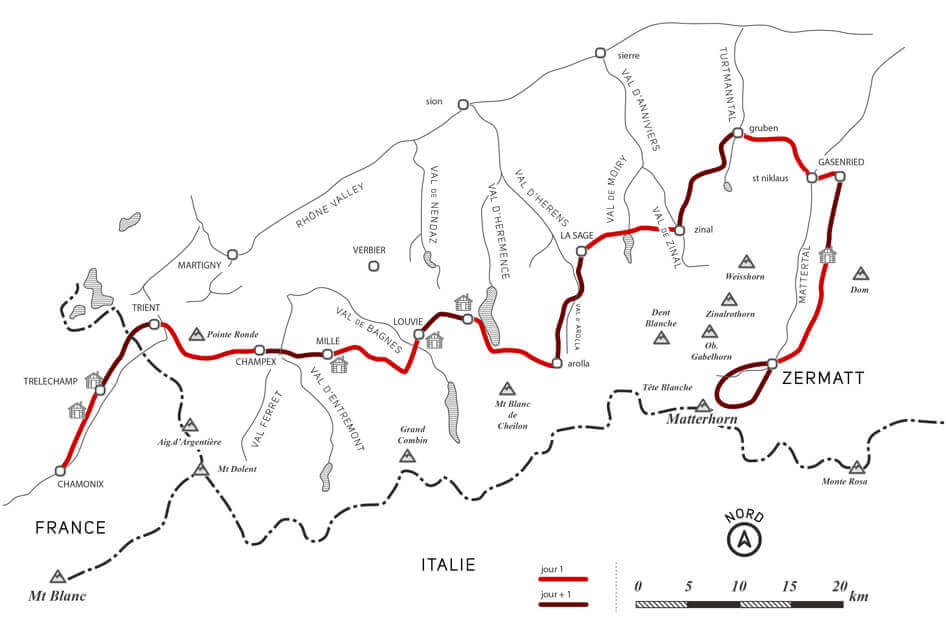 Map high route